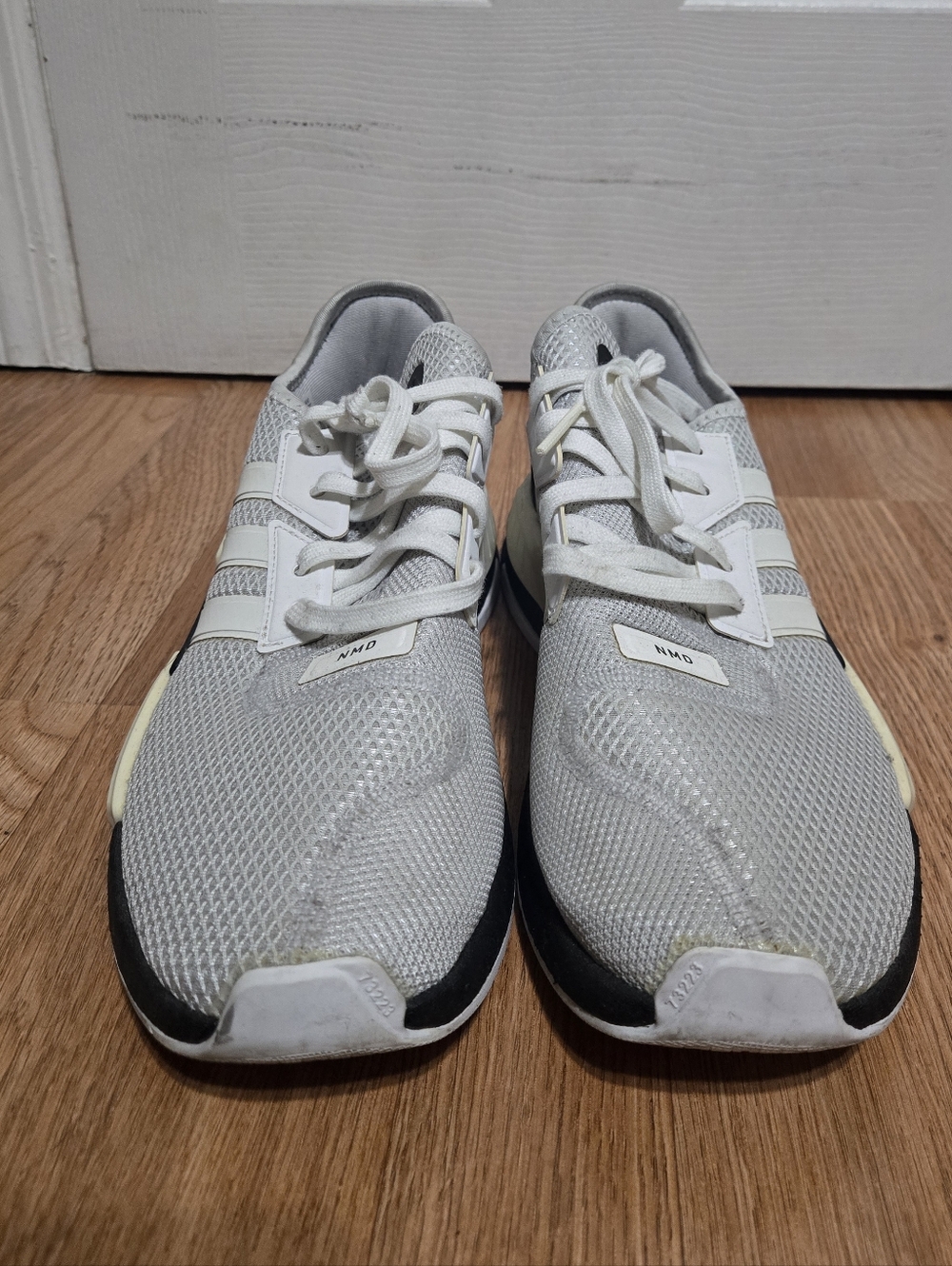 Adidas NMD Black Whitr And Grey Size 11 Mens - Picture 3 of 5